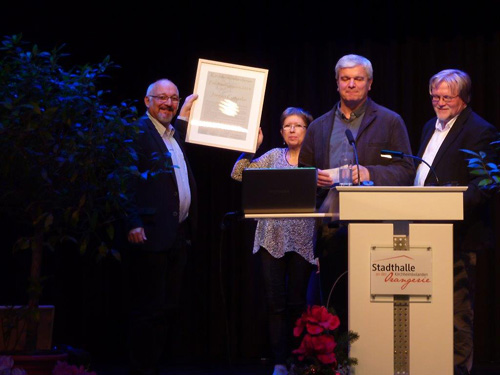 Jürgen Grässlin mit Kirchheimbonlandener Friedenspreis