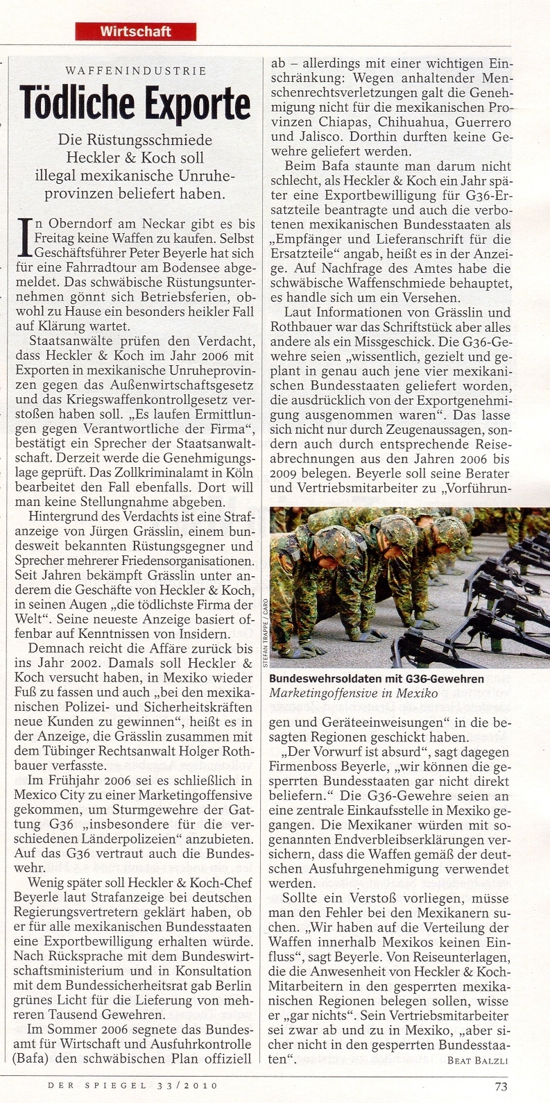Spiegel Artikel